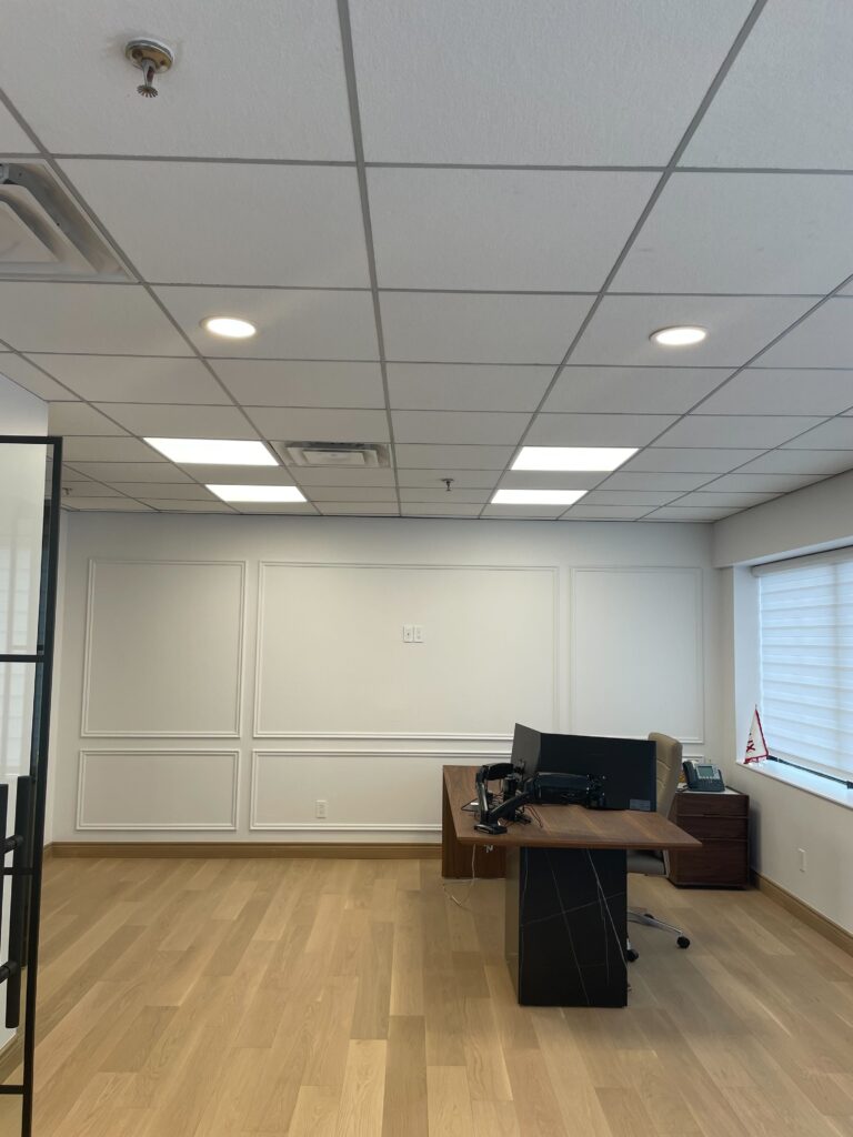 Commercial lighting installation for a GTA business by Padi Electric