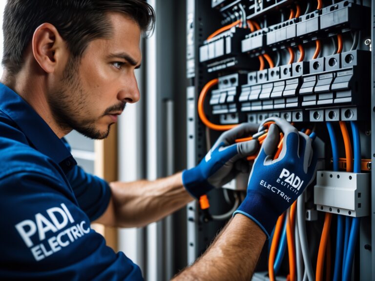 Electrician using checklist during Home Electrical Safety Inspection Checklist In Toronto