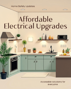 Electrician installing affordable residential electrical wiring solutions in a modern GTA home