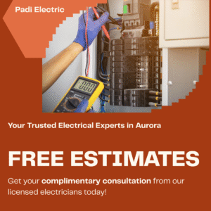 Licensed residential electrician Aurora Ontario providing free estimate services for electrical repairs"