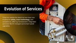 Residential Electrical Services Providers performing panel replacement with ESA certification