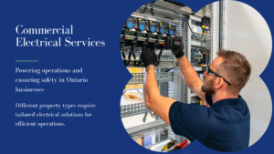 smart building control – commercial electrical services in Ontario