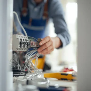 Residential Electricians Charge Near Me in Toronto performing panel upgrade