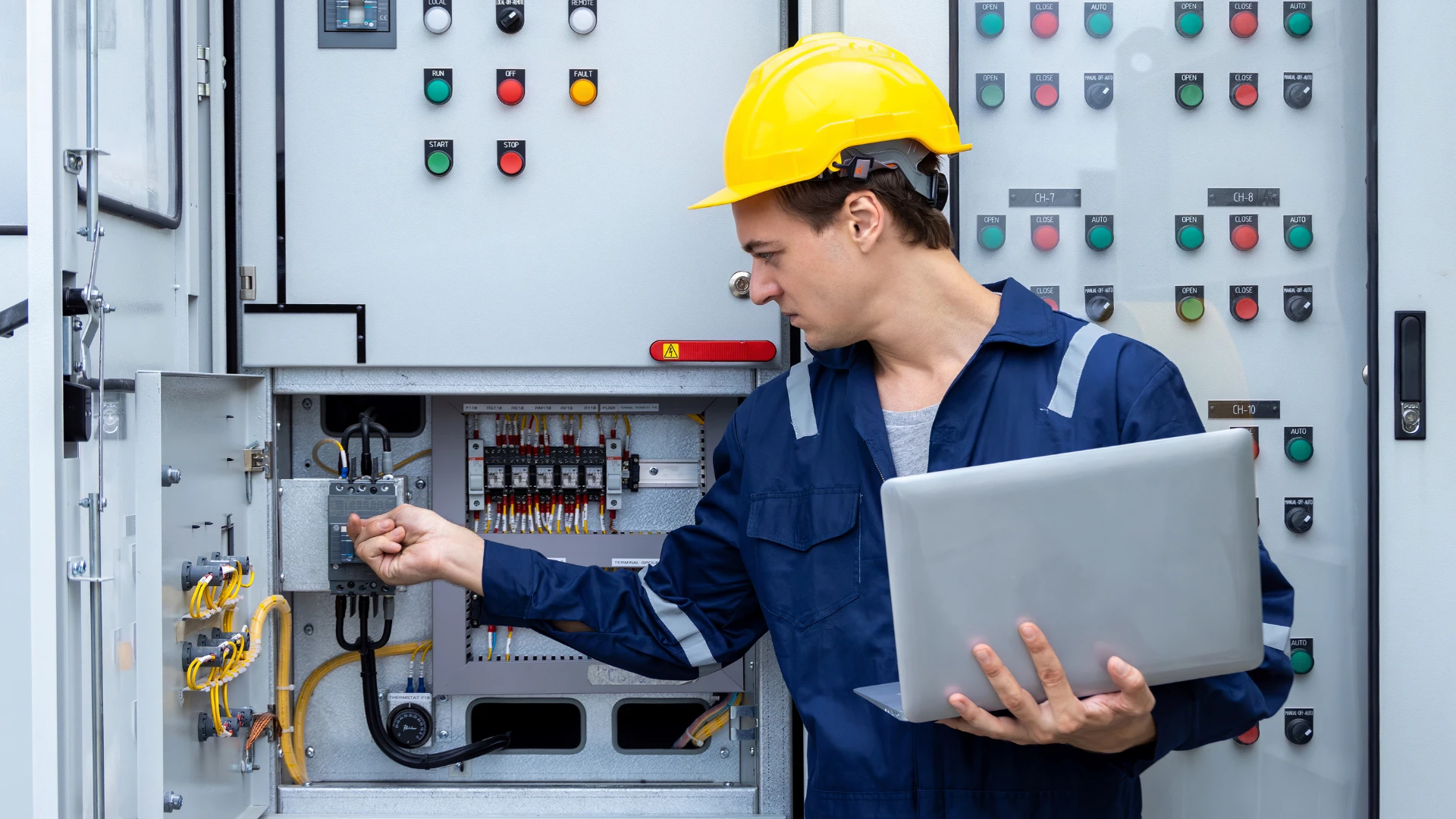 Common commercial electrical services including panel upgrades and LED retrofits by Padi Electric