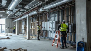 Richmond Hill Electrical Codes licensed electrician inspecting residential panel
