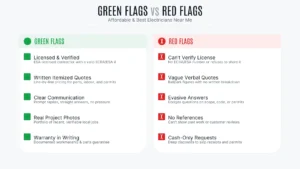 Affordable & best electricians near me red flags and safety warning signs
